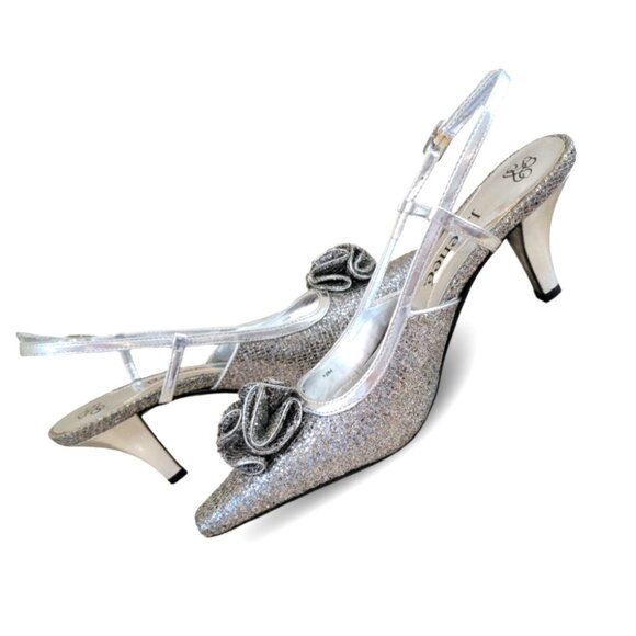 Party on Your Feet - J. Reneé Elisha Glam Slingback Pumps - Picture 2 of 12